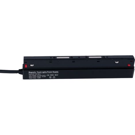 Alimentation pour rail magnétique 48V 100W - Noir (1/5)
