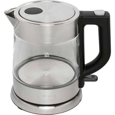 Severin WK 3468 Glas Wasserkocher 1l