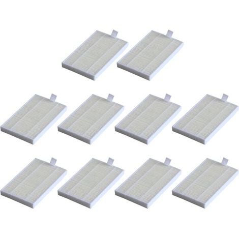 10 Pièces de Rechange pour Aspirateur Robot Filtre HEPA Compatible C30B 800T 820S (1/4)