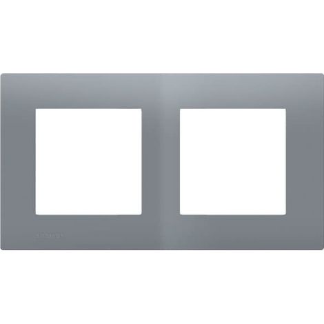 SIEMENS DELTA VIVA PLAQUE DOUBLE GRIS SIE003568