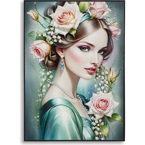 Tableau Peinture "Fantasy I" 72x102cm Multicolore (1/5)