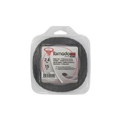 Desbrozadora Ozaki tornado línea de nylon 15 m 2,4 mm