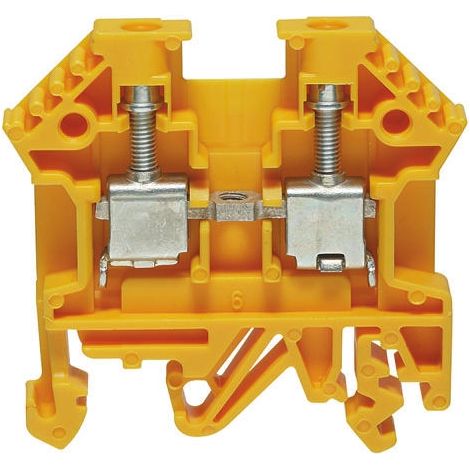Bloc de jonction RS PRO, 0.2  4mm², Jaune ( Prix pour Paquet de 10 )