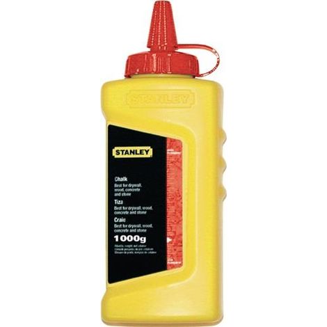 STANLEY 1-47-919 Kreidepulver rot 1000g 1 kg