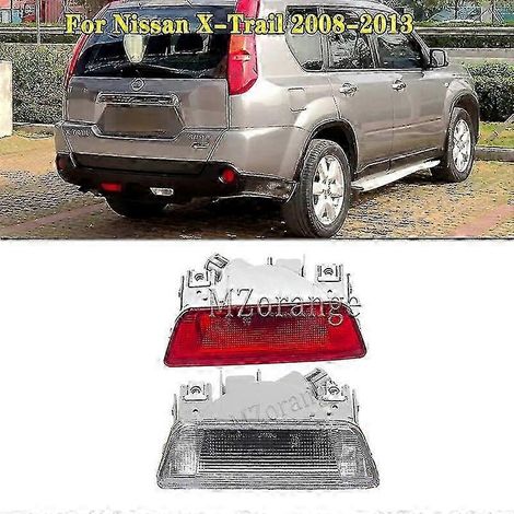 Les réflecteurs de pare-chocs arrière sont compatibles avec le Nissan X-Trail et sont compatibles avec les modèles Nissan X-Trail T3 2008-2013, équipés de feux arrière, de feux de freinage et de feux  (1/5)