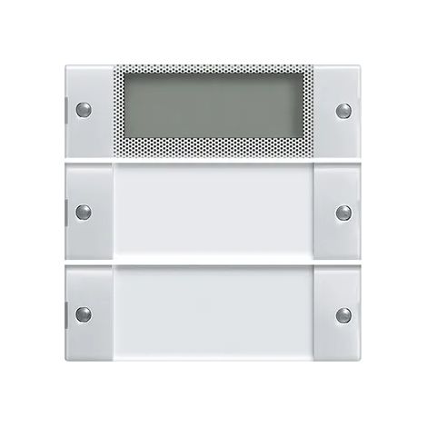 Gira Juego de teclas 2f Plus BSF System 55 Transparente/Blanco puro [214203], 2142 03