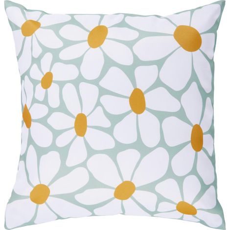 Housse de Coussin Extérieur "Talia" 40x40cm Vert Céladon (1/5)