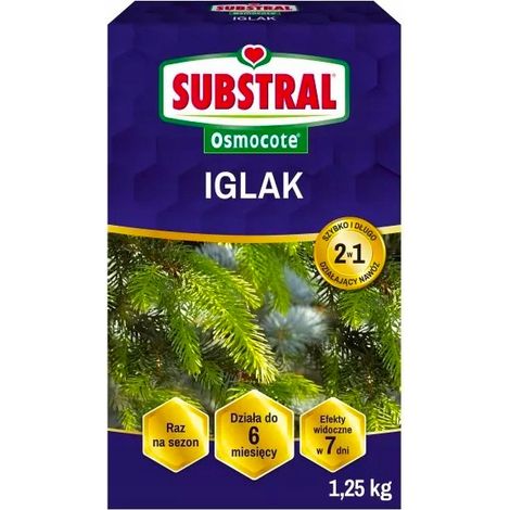 Fertilizante de acción prolongada para coníferas, brotes sanos, 1,25 kg