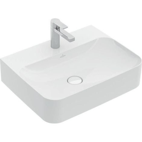 V&B Waschtisch FINION m ÜL 600x470mm Use geschli Sto white C+ (1/4)
