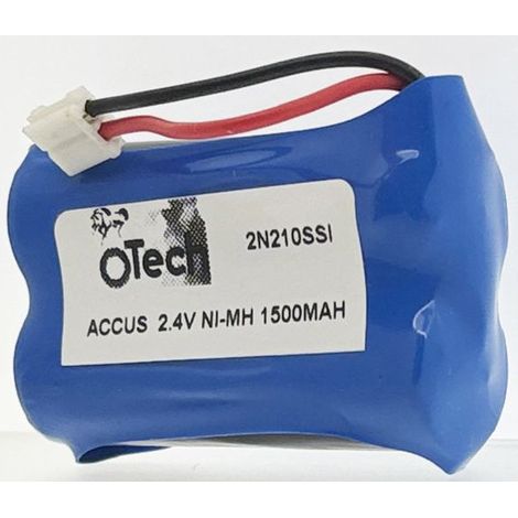 Batterie d'éclairage - OTECH - pour KAUFEL 2VSTAAL - 2200 mAh - 2,4 V - Bleue (1/2)