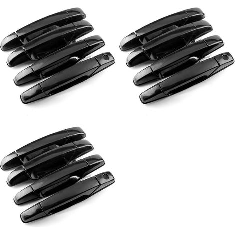 Lot de 12 poignées de porte extérieures pour Cadillac Escalade, Chevy Silverado et GMC Sierra (2007-2013) - Références : 22738721, 15915659, 22738722 (1/5)