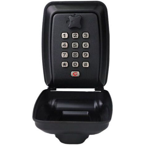 Noir Etanche Boite à Clés Sécurisée Boite à Clefs Murale Coffre Clef Exterieur Boitier Clefs Securise Coffre Fort a Clef Mural Key Safe Box-Partagez L'accès à Vos Clés en Toute Sécurité Noir 12 (1/4)