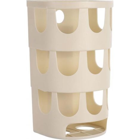 1 distributeur mural de sacs en plastique, organiseur de rangement pour sacs poubelles d'épicerie, pour cuisine, salle de bain et bureau (1/5)