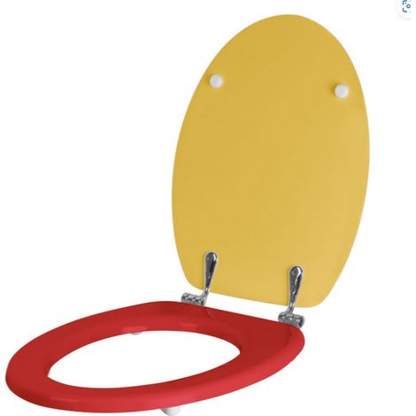 Toilettensitz der Serie „Kids“ in Rot und Gelb – Idral 11306 (1/5)
