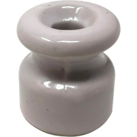 Isolatore ceramica bianco per Cavo Antichizzato Intrecciato 9001/M/BI fai