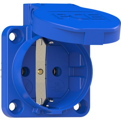 PCE 105-0bw Anbau-Steckdose IP44 Blau (1/2)