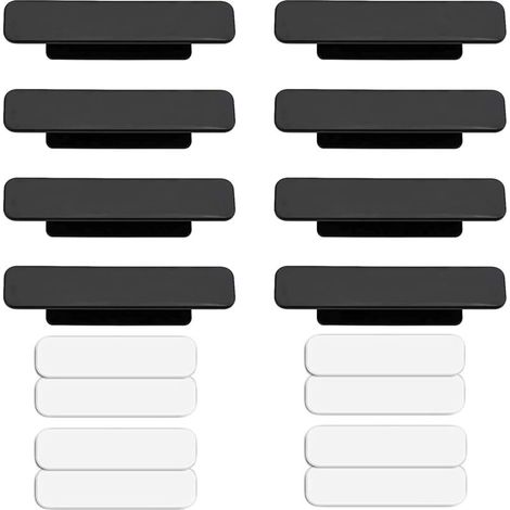 [NIEMALS VERWENDET] 8 Stück Selbstklebende Möbelgriffe, Selbstklebender Schubladengriff, Selbstklebender Küchengriff, für Türen, Fenster, Schubladen, Schränke, Kühlschränke, Toilettendeckel
