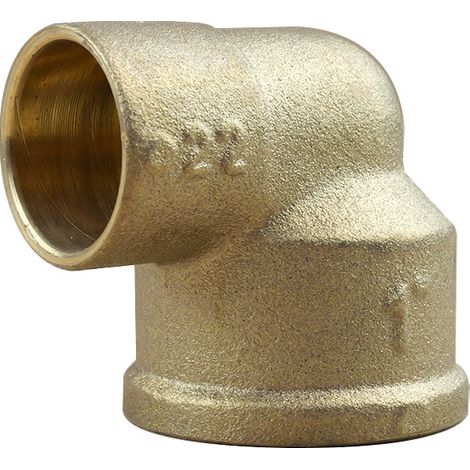 Coude 90° Femelle 90 GCU 1" (26/34) - Tube Cuivre Ø22 - Arcanaute (1/3)