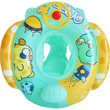 Schwimmring für Kinder – Sommer-Wasserspielzeug – Aufblasbarer Schwimmring für Kinder (1–5 Jahre) mit Pumpe