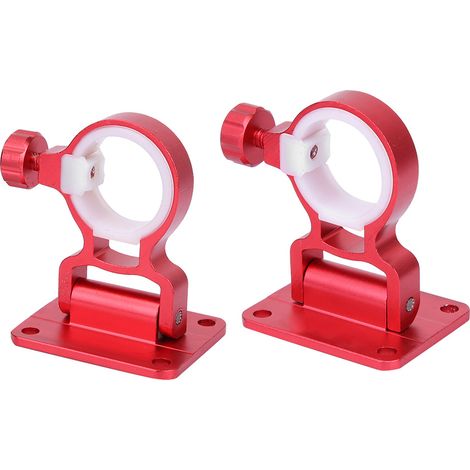 supports de fixation pour parapluie de pêche en alliage d'aluminium (rouge) (1/5)