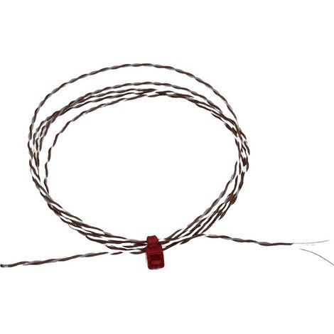 Thermocouple à jonction exposée RS PRO type T Ø 1/0.315mm, L 5m, +250°C max à Raccord dénudé ( Prix pour 1 )