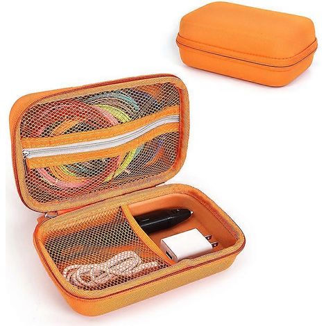Accessoires de rangement pour stylo 3D pour enfants 3D-04, compatibles avec le stylo d'impression 3D SCRIB3D P1 avec écran et le stylo 3D Super MYNT3D (orange) ( ) (1/5)