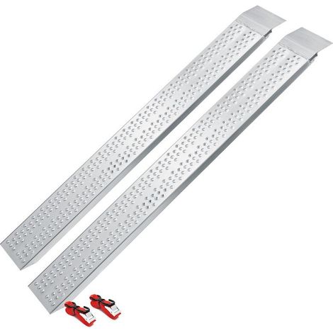 Paire de Rampes de chargement moto 540 kg 160 cm de long (1/2)