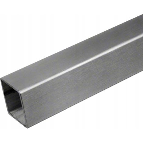 GESCHLIFFEN Edelstahlprofil 30x10x1,5 50cm 0,5 INOX