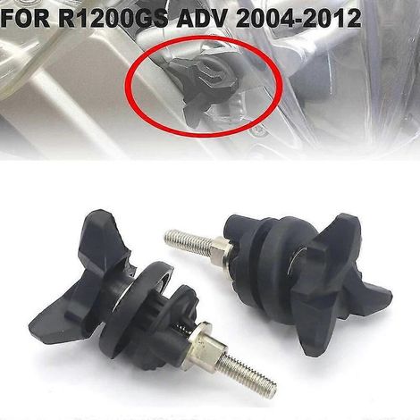 Vis de réglage du verrouillage du pare-brise, clip de fixation et boulon de serrage pour BMW GS1200 R 1200 GS Adventure 2004-2016 (1/5)