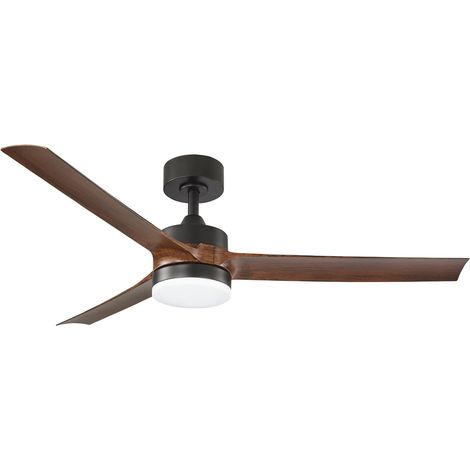 Tribesigns Ventilateur de plafond 132 cm avec lumière et télécommande LED à intensité variable, Réversible, Moteur CC silencieux, 3 pales (1/3)