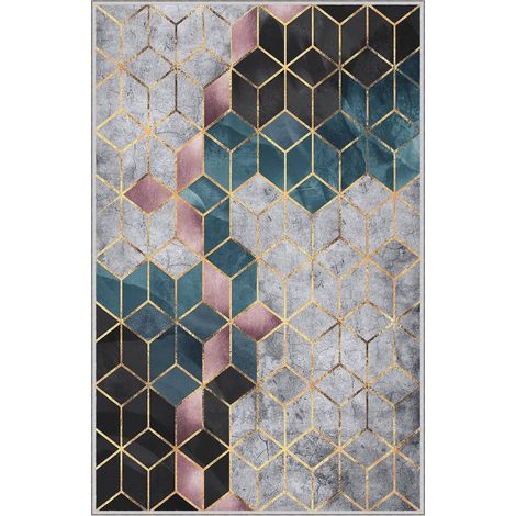 Tappeto Sandusky, Forma Rettangolare, 50x80 cm Multicolore