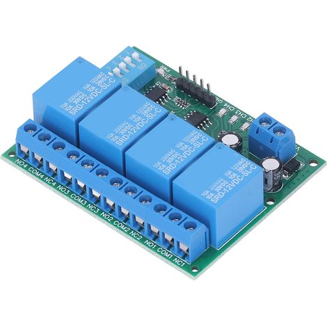 Module relais 4 voies carte contrôleur commutateur 12V CC accessoire pour électronique auto ampli audio (1/5)