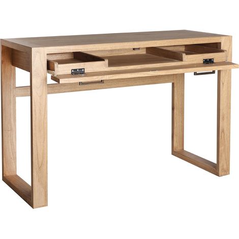 Bureau Nyry Scandinave en Mindi Naturel - Chêne clair naturel Scandinave (1/5)