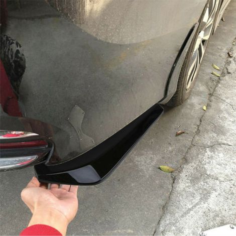 Enjoliveur de pare-chocs arrière en fibre de carbone universel pour voiture (1/5)