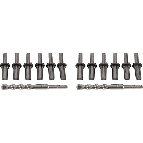 2X Kit D'Outils à Main pour Diviseur de Pierre Diviseur de Pierre avec Outils de Foret pour Fendre le Marbre de BéTon de de (1/5)