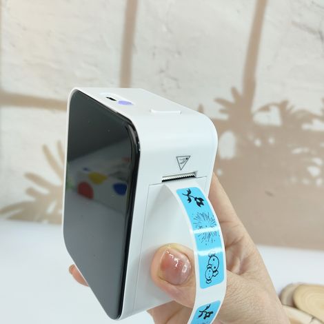 Etichettatrice portatile Bluetooth P15 con app versatile e oltre 1000 modelli, stampante senza inchiostro per casa, cucina, scuola, ufficio, ecc. (1/5)