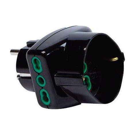 Adattatore Triplo Sk 16A+T Sk Nero 82231 Fme