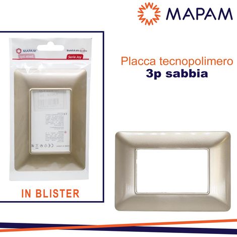 PLACCA 8003-06 3P SABBIA/MTX T3 JOY IN BLISTER