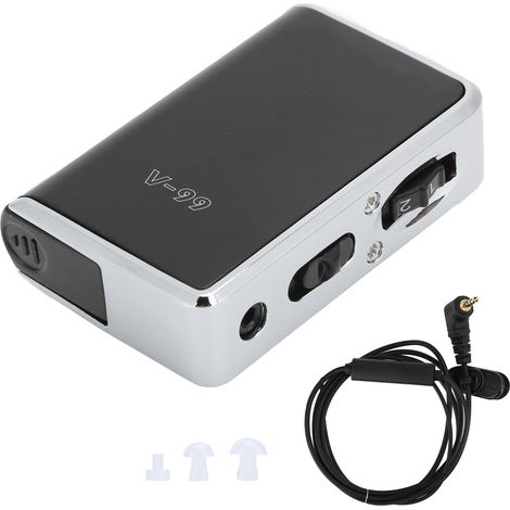 Appareil auditif V99, amplificateur sonore portable mini, casque oreille ABS, outil d'assistance auditive