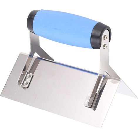 Lisseur d'angle externe 90 degres acier inoxydable enduit beton outil de finition pour murs sols (1/5)
