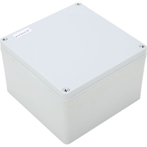 Boîte de jonction ABS étanche IP67, boîtier de projet électrique universel extérieur 200X130mm avec plaque de montage (1/5)