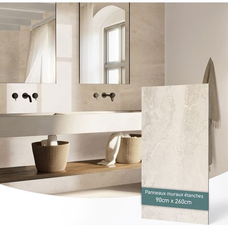 PANNEAUX MURAUX DOUCHE XL GLOSS Alcaria 90x260cm