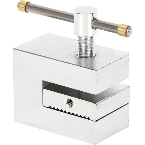 Pince à dent unique droite en acier inoxydable, dispositif de mesure de force de traction-compression pour machine d'essai de traction 500 N (1/5)