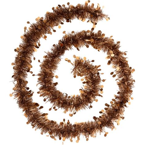 Girlanden aus geprägten Punkten 10cmx2m 4-lagig Bronze - Atmosphera créateur d'intérieur