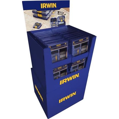 IRWIN FSDU Merch Tower with 40 x IW6062506 Screwdriving Sets IRW6062506M