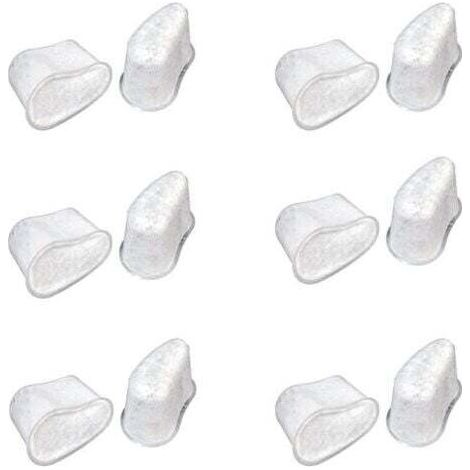 12er-Pack KRUPS F4720057 Kohle-Wasserfilterkartuschen für Kaffeemaschinen, hergestellt aus Vlies-Kokosnussschale, Aktivkohlebeutel, FDA-zertifiziert
