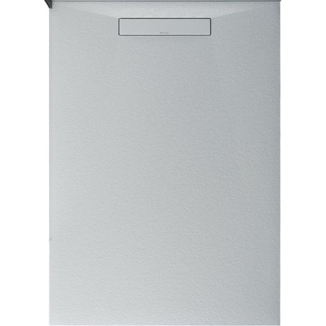 Duschwanne Bernstein LAVOA flach Mineralguss Steinoptik Weiß matt 100x140cm (1/5)