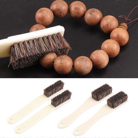 Lot de 2 brosses portables pour l'escalade et le bloc, manche long, brosse à magnésie. (1/4)
