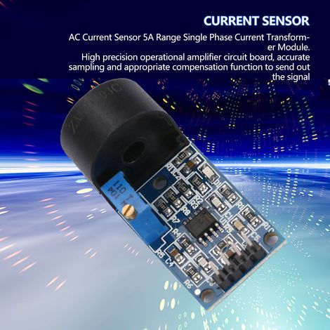 Wechselstromsensor 5A Messbereich Einphasen-Stromwandlermodul (1/5)