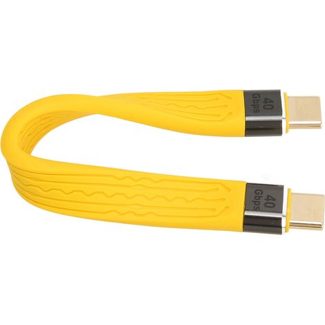 Câble FPC Mâle à Mâle Type C 100W 5A Charge Rapide 40Gbps Transfert Données pour Huawei Xiaomi (1/5)